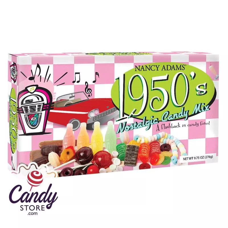 1950 's Decade Candy Box - 6ct