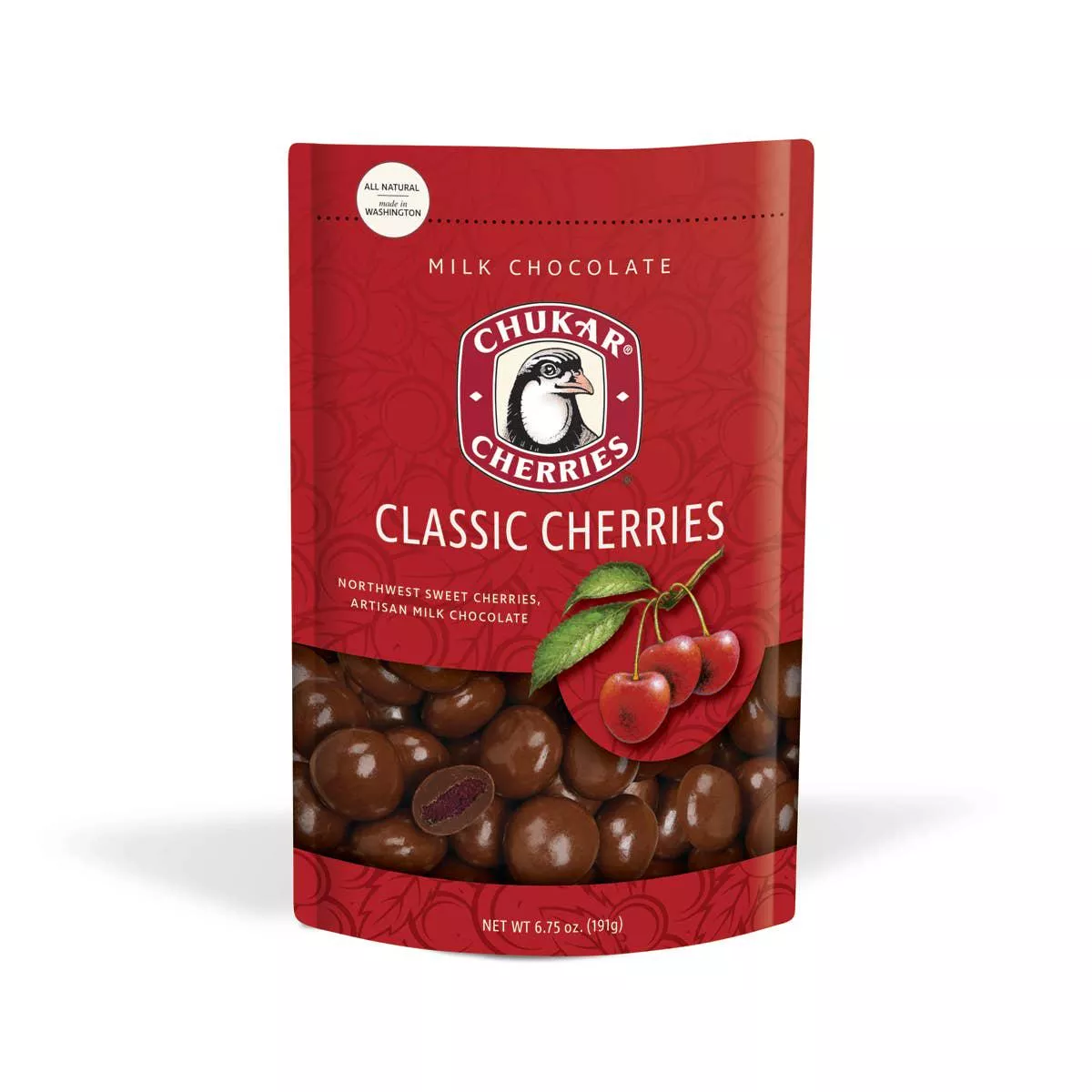 2-Pack of Classic Milk Chocolate Cherries – Milk Chocolate Made in USA