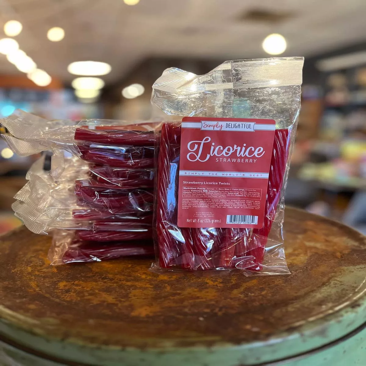 2-Pack of Strawberry Licorice Made in USA