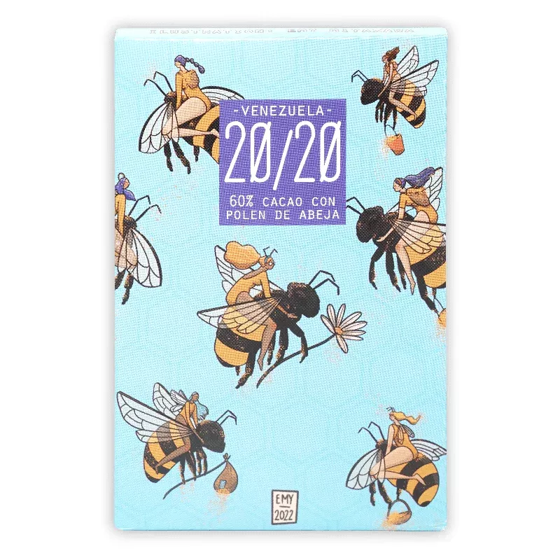 20/20 dark chocolate w/ bee pollen 60%