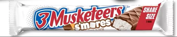 3 Musketeers S'mores King Size Bar - 2.26 oz 24ct