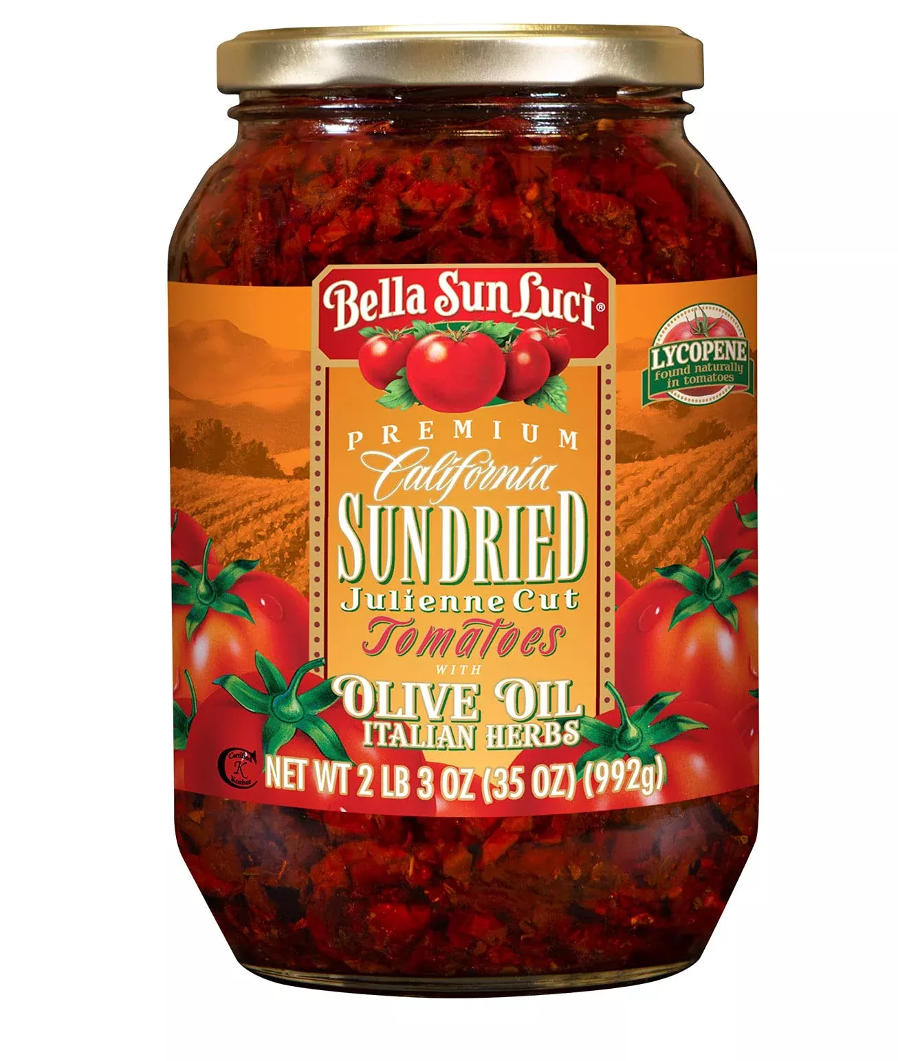 35 Oz Bella Sun Luci Sun Dried Tomatoes Julienne Cut In Olive Oil