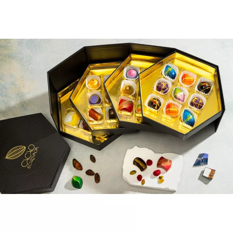 36 piece box corporate gift party favor custom chocolate