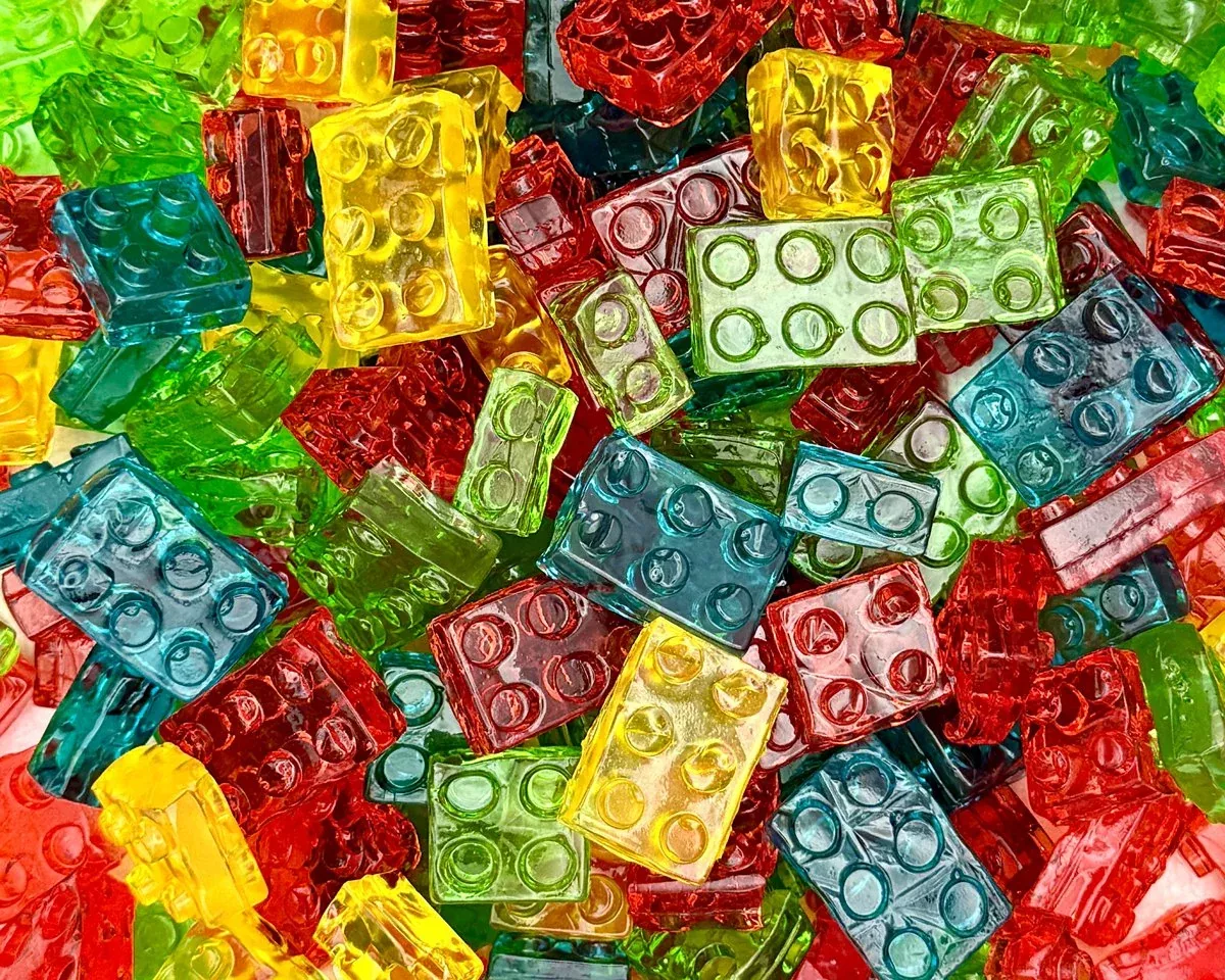 3D Gummi Building Blocks Bulk - 2.2 lbs