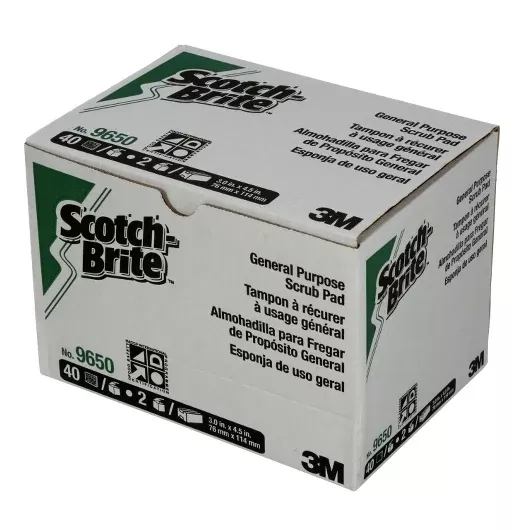 3m Food Services Trade Dept. Scotch-brite General Purpose Scrub Pad 3 in X 4.5 in 40/Box 2 Boxes/case