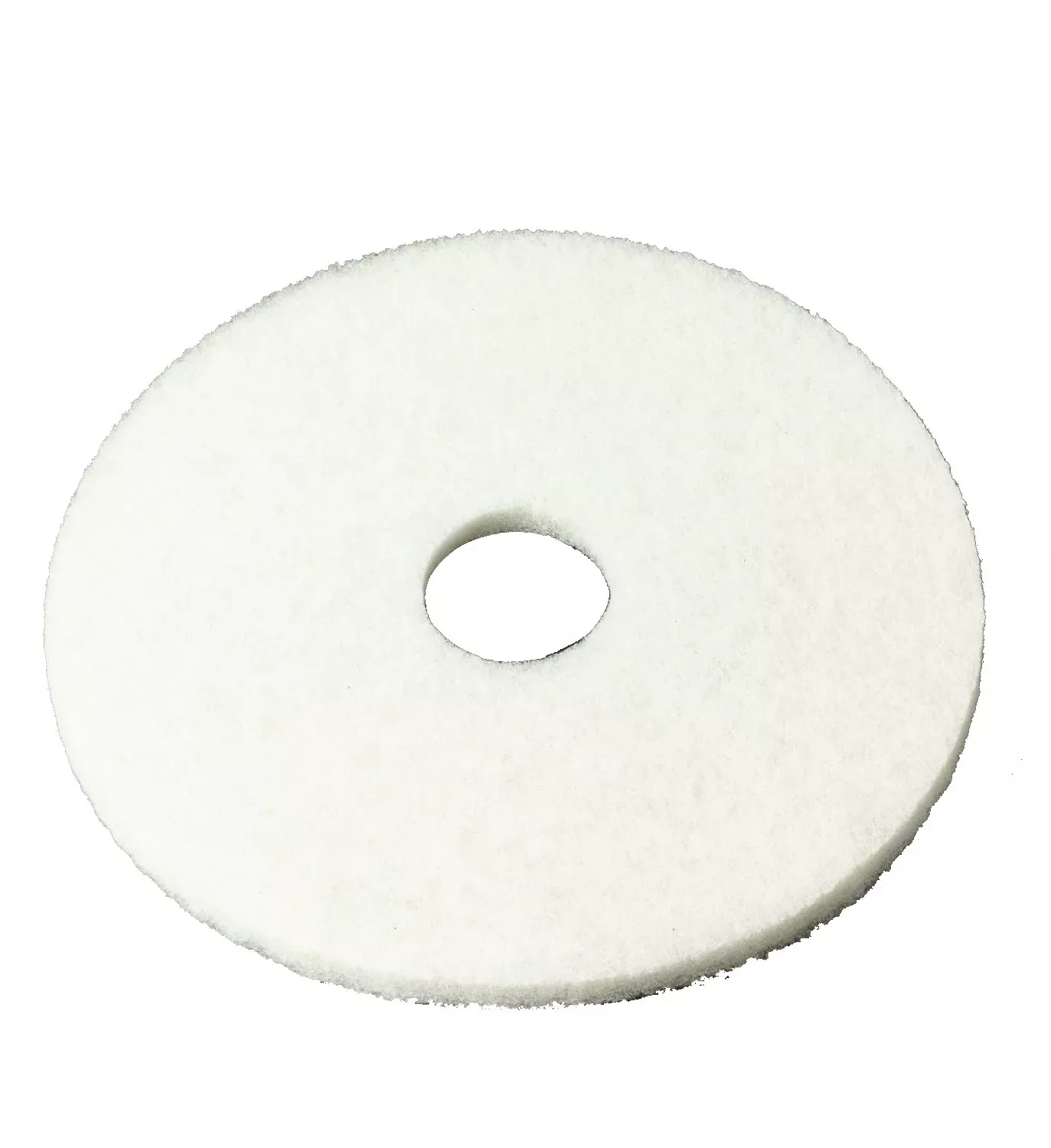 3M White Super Polish Pad 4100, 18 In