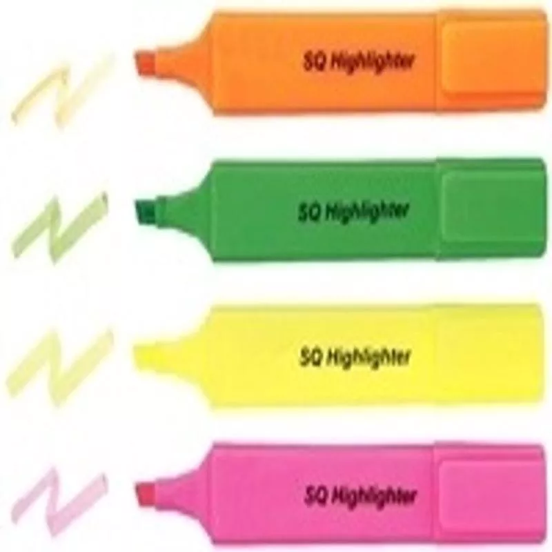 4 highlighters assorted colours (#126240)