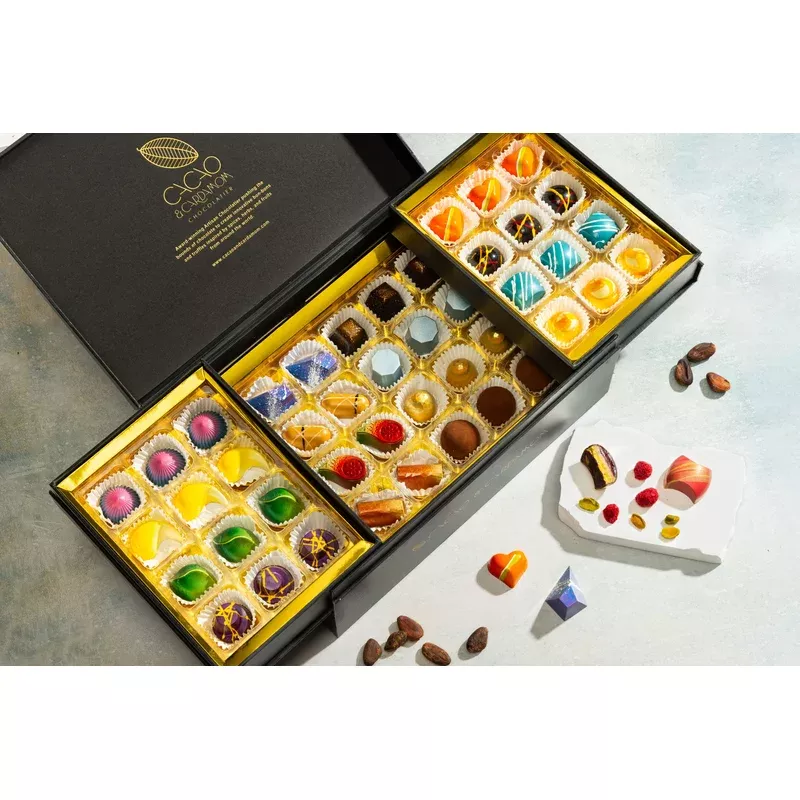 48 piece box corporate gift party favor custom chocolate