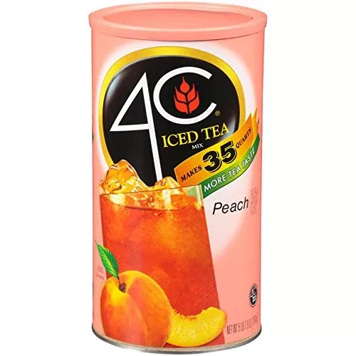 4C Iced Tea Mix Peach 35 Qt. (Pack Of 2)