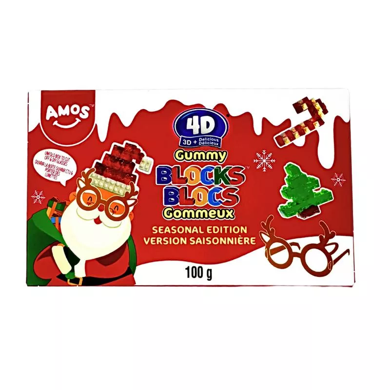4D Gummy Blocks Christmas Edition – 100g