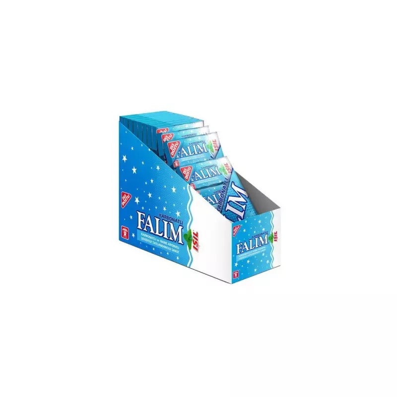 5 Pack Of Il Carbonate And Mint Flavored Sugar-Free Chewing Gum 20 Pieces