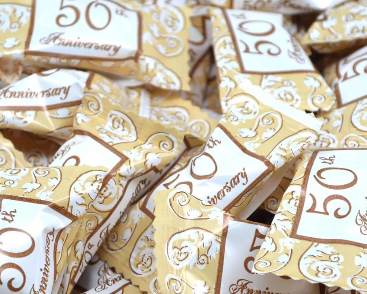 50th Anniversary Buttermints - 250 / Bag