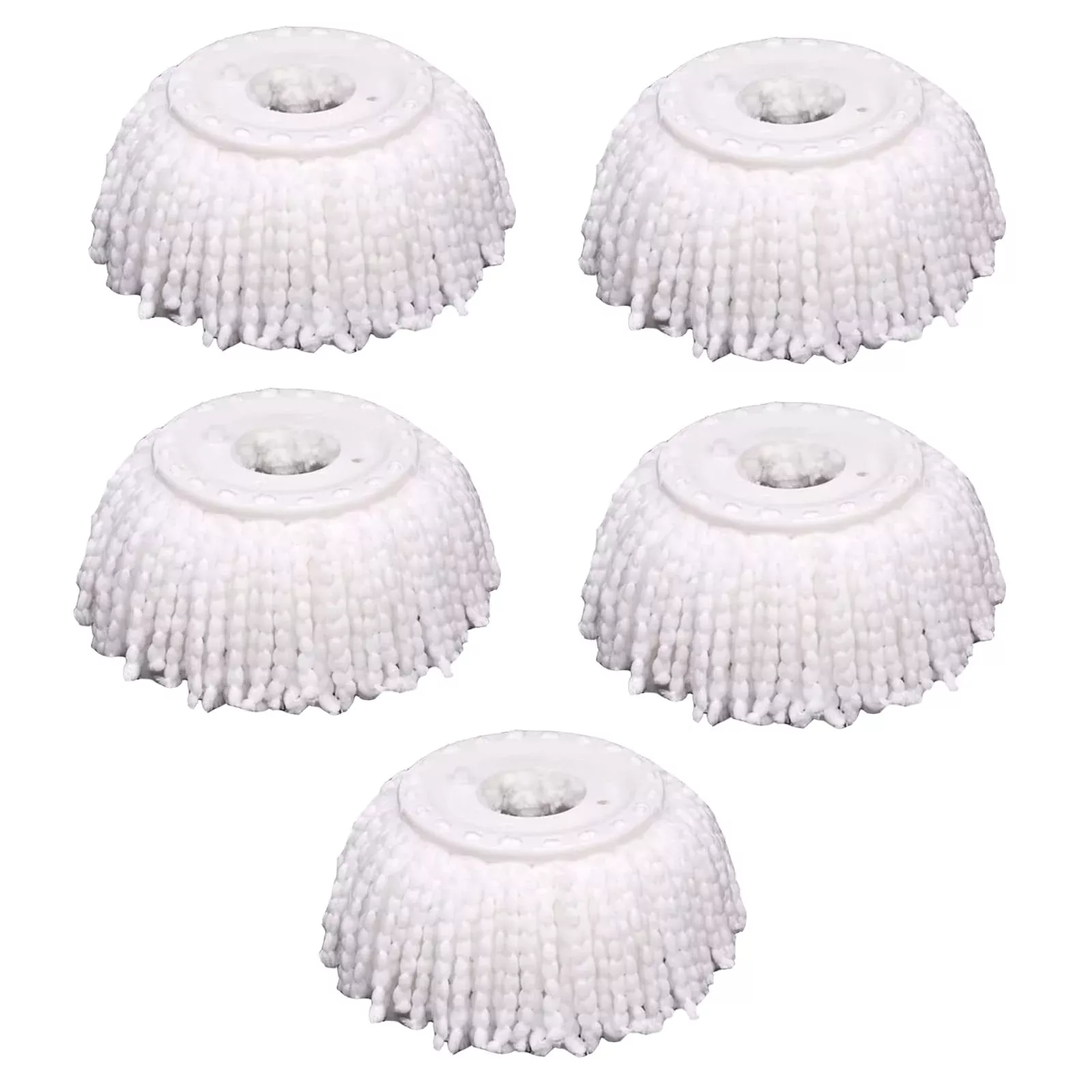5Pcs Microfiber Replacement Mop Head Spin Mop Head Replacement 5-Pack,