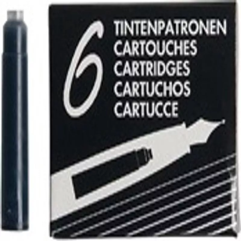 6 short black ink cartridges (#126459)
