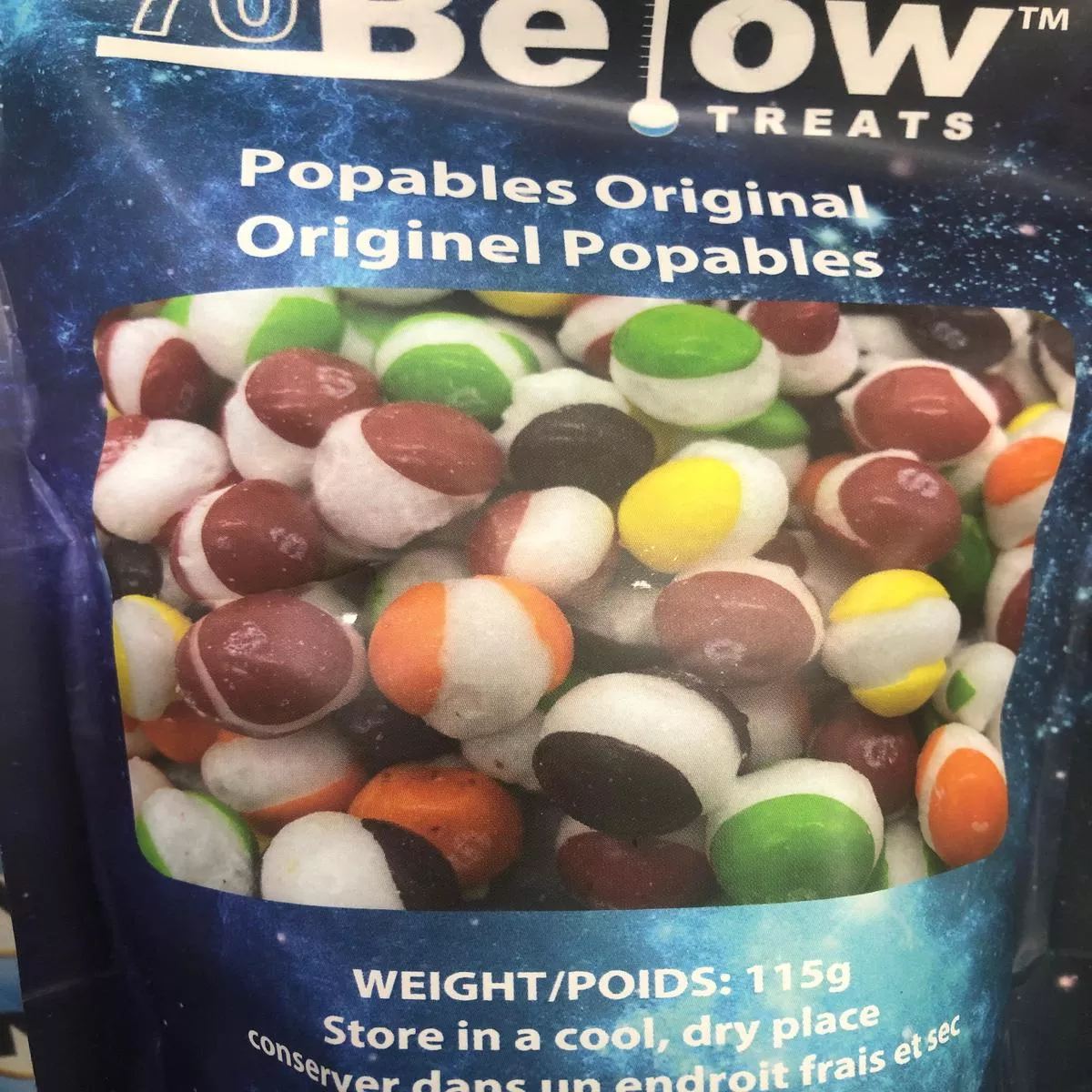 70 Below Treats Freeze Dried Popables Skittles Original
