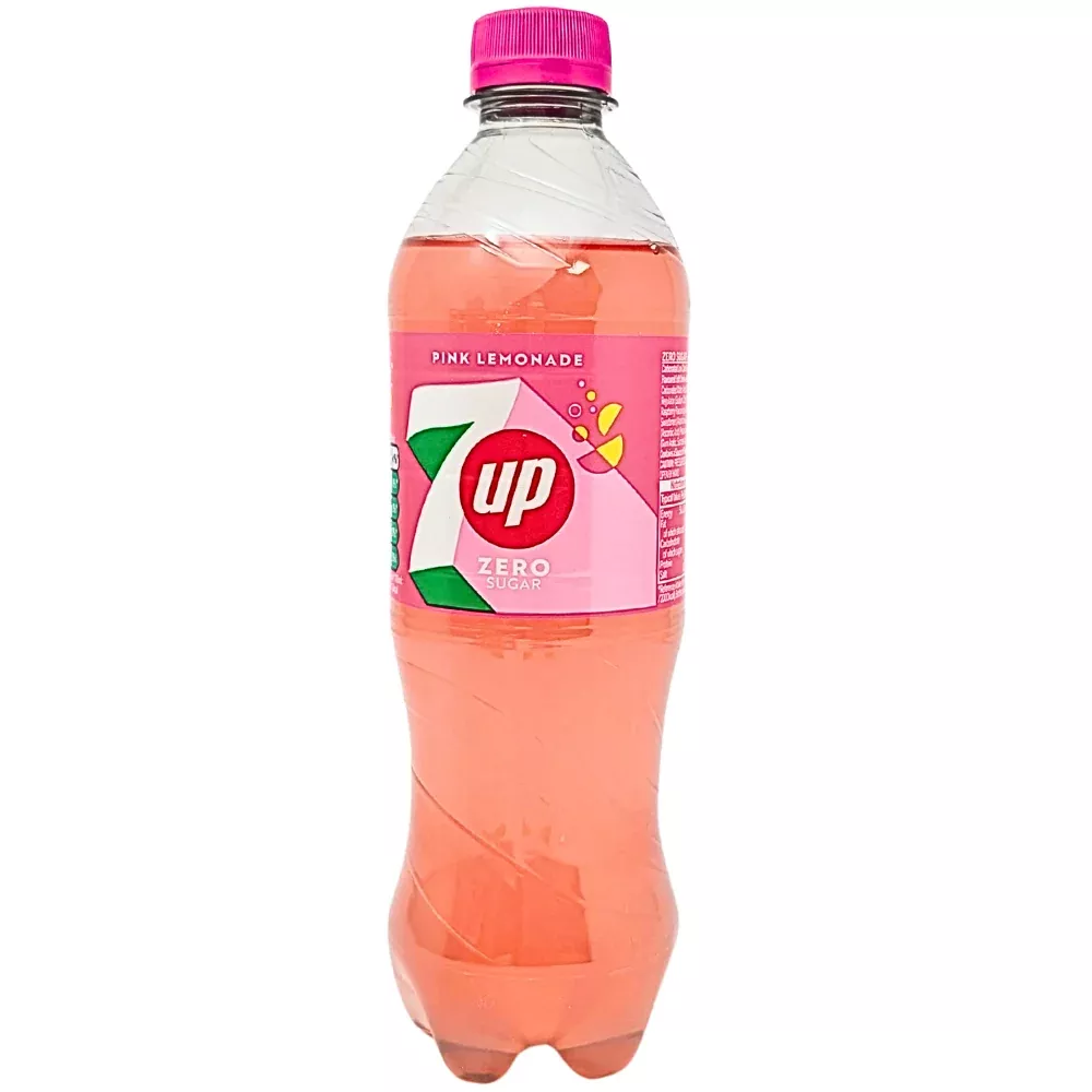 7UP Pink Lemonade (UK) Zero Sugar - 500mL