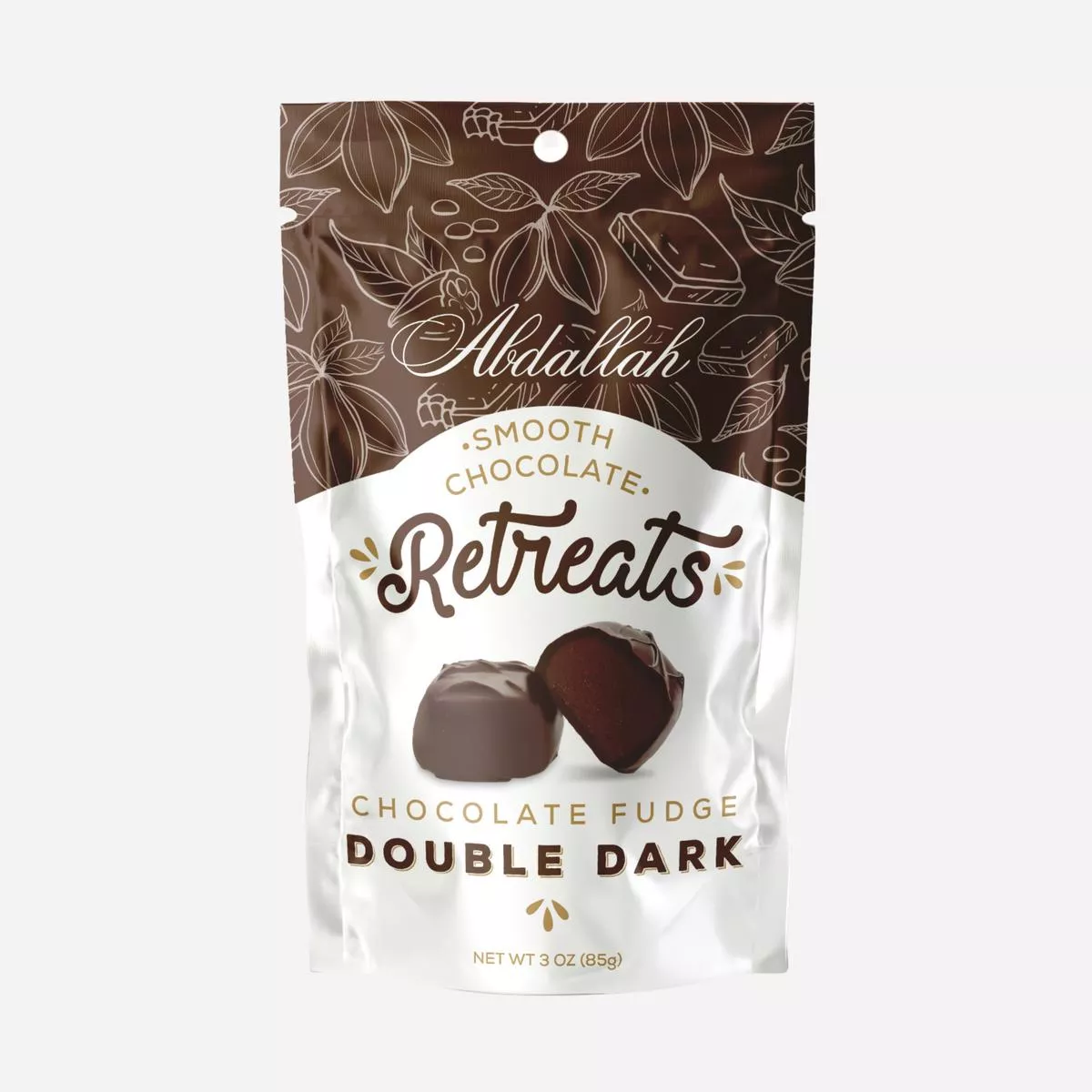 Abdallah Retreats Chocolate Fudge Double Dark 4 oz bag