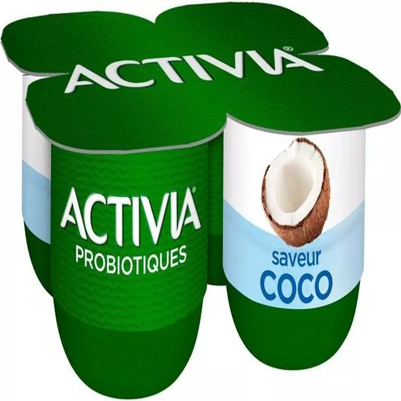 activia coconut yogurt 4x125g (#114667)