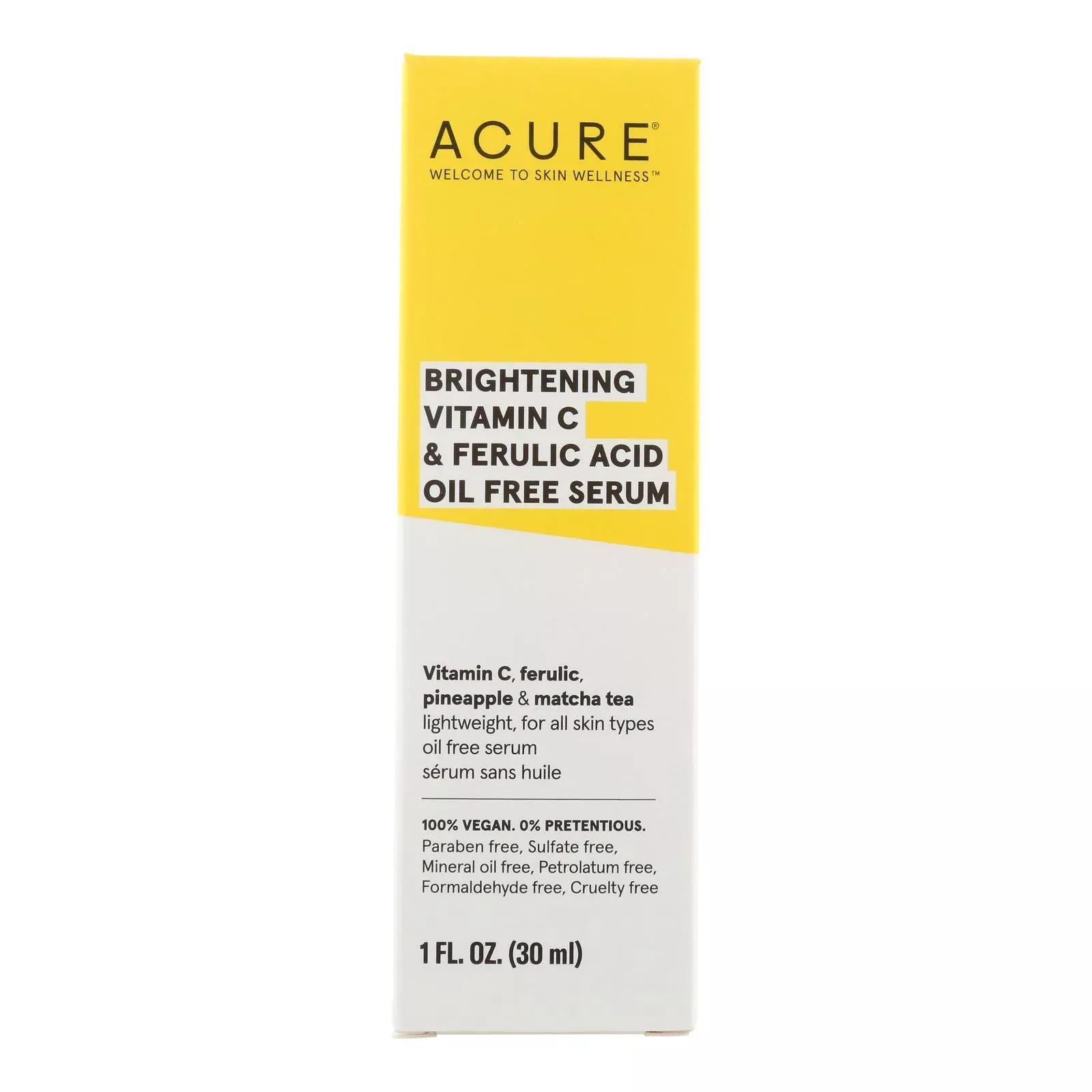 Acure - Serum Brghtn Vitamin C Ferulc - 1 Each-1 Fluid Ounce