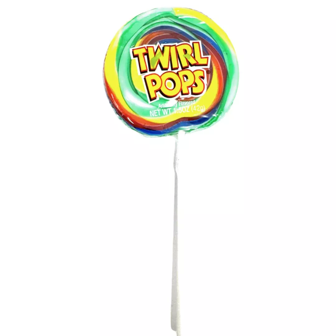 Adams & Brooks Rainbow Twirl Pops - 1.5oz