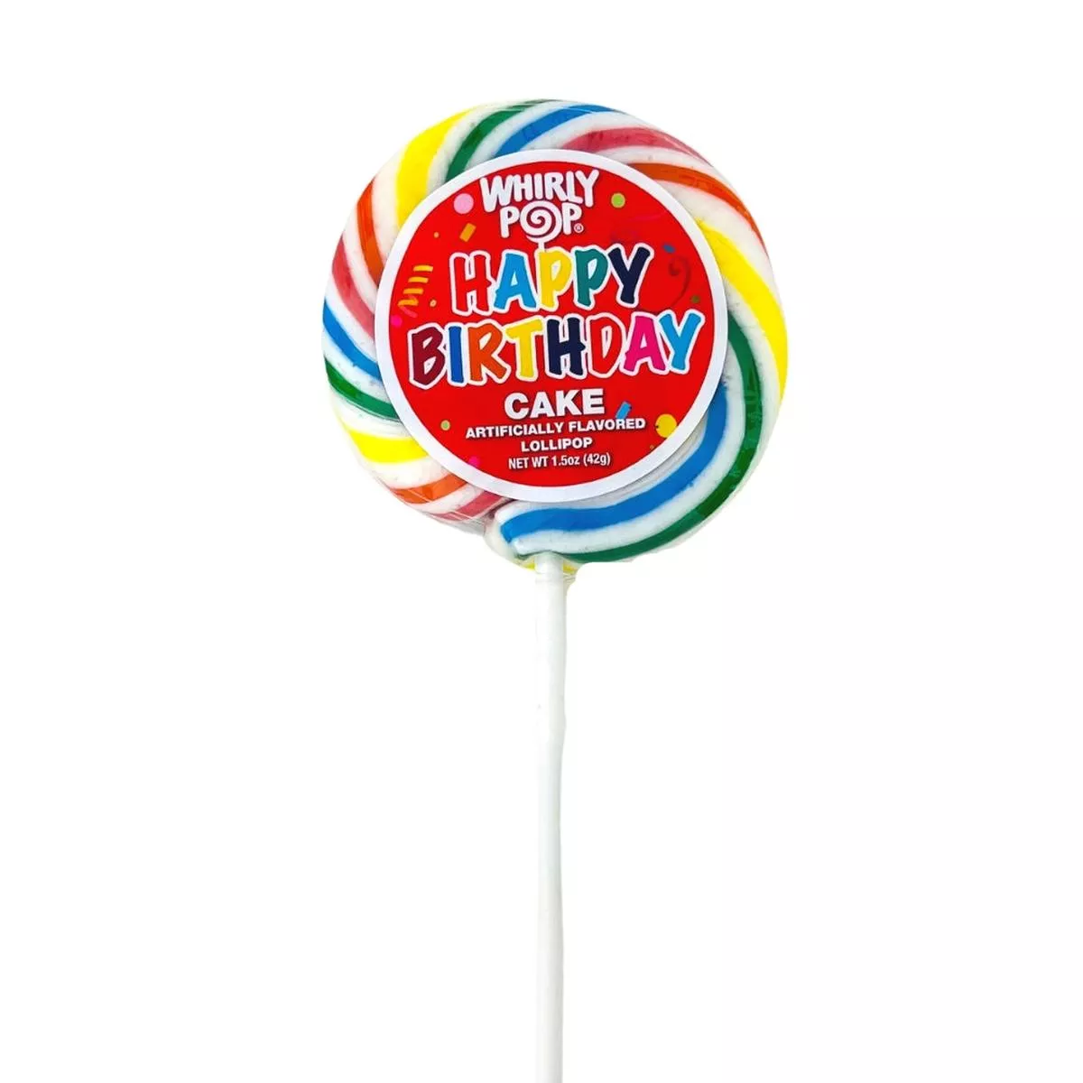 Adams & Brooks Whirly Pop Happy Birthday Lollipop – 1.5oz