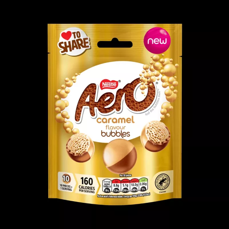 Aero Caramel Bubbles (UK) 80g