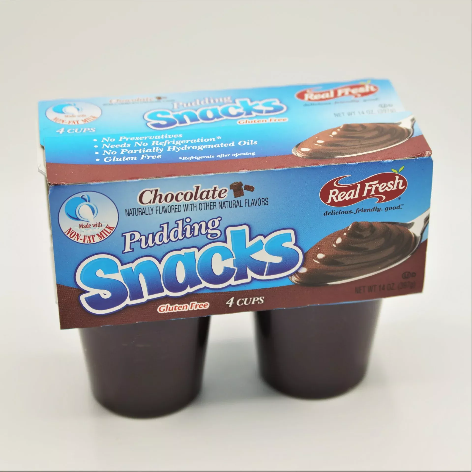 Afp Advanced Food Products Llc. Real Fresh Chocolate Pudding 14 Ounce Size - 12 Per Case