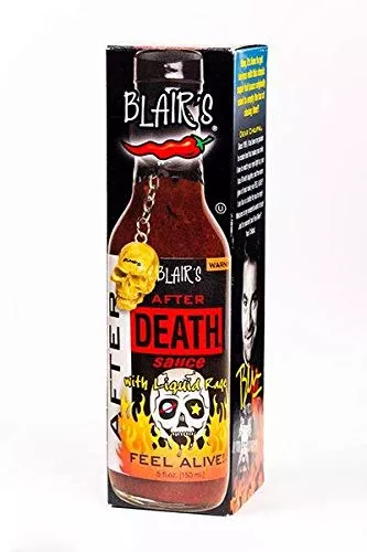 After Death Sauce With Liquid Rage And Skull Key Chain