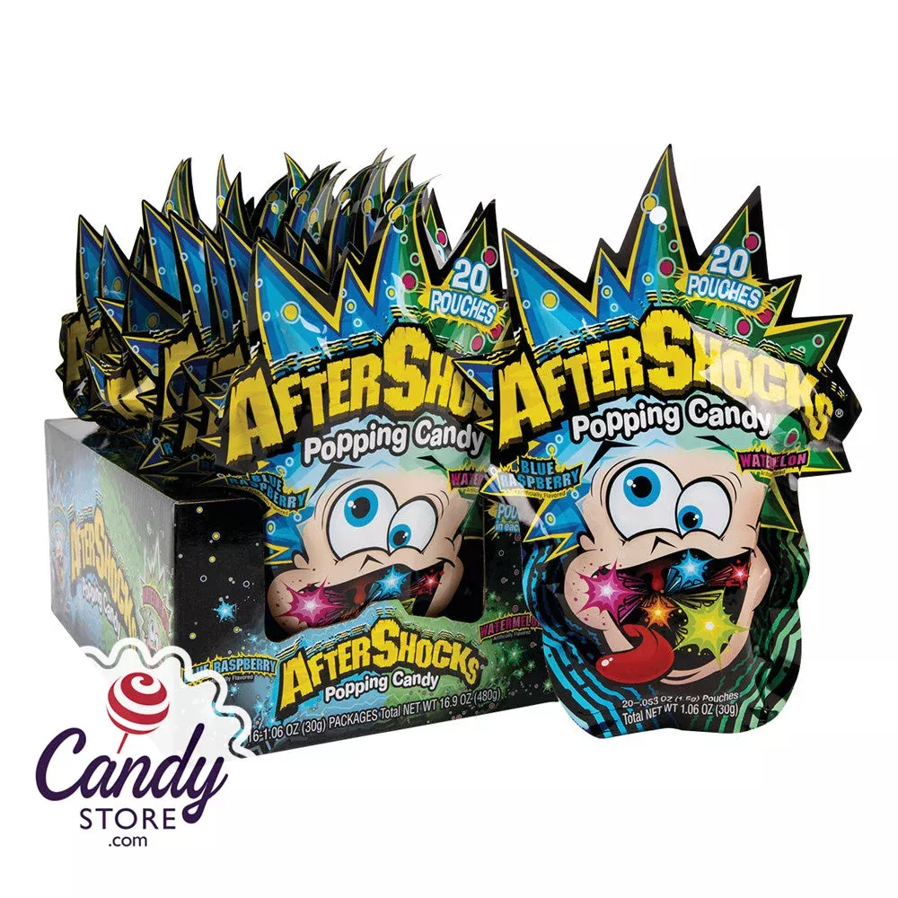 Aftershocks Raspberry & Watermelon Popping Candy - 16ct