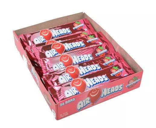 Air Heads Strawberry Taffy - 36 / Box