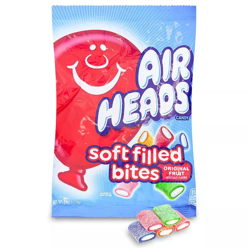 AirHeads Soft Filled Bites Original Fruit – 6oz