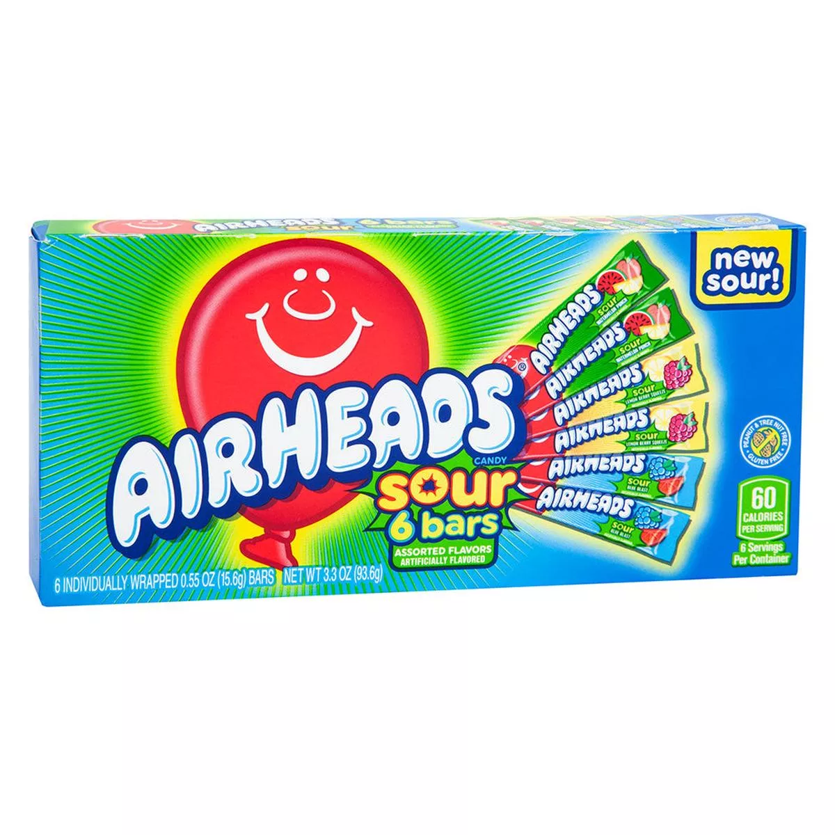 Airheads Sour Assorted Theater Boxes - 12ct