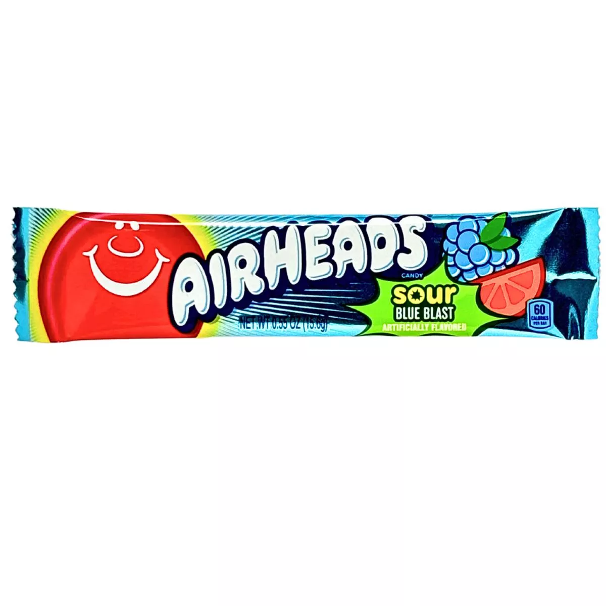Airheads Sour Blue Blast – 0.55oz – 36 Pack