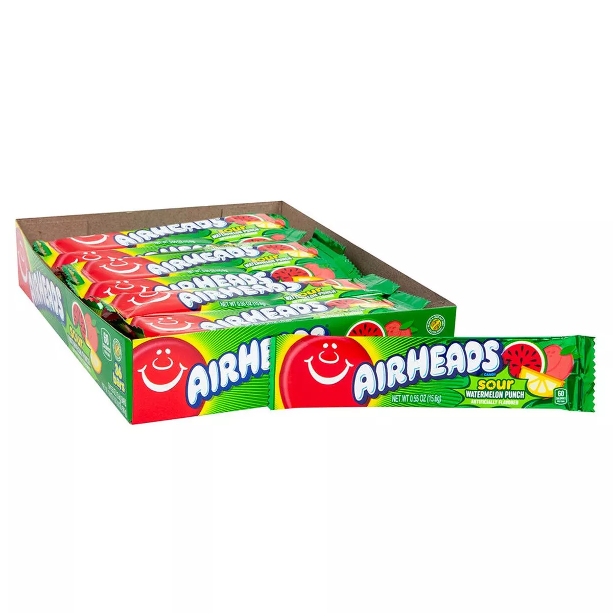 Airheads Sour Watermelon Punch - 36ct