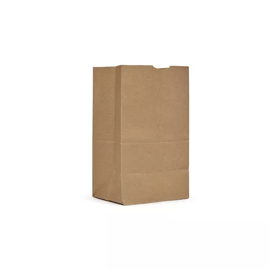 Ajm Packaging Ajm 20# Kraft Squat Bag, 500 Count
