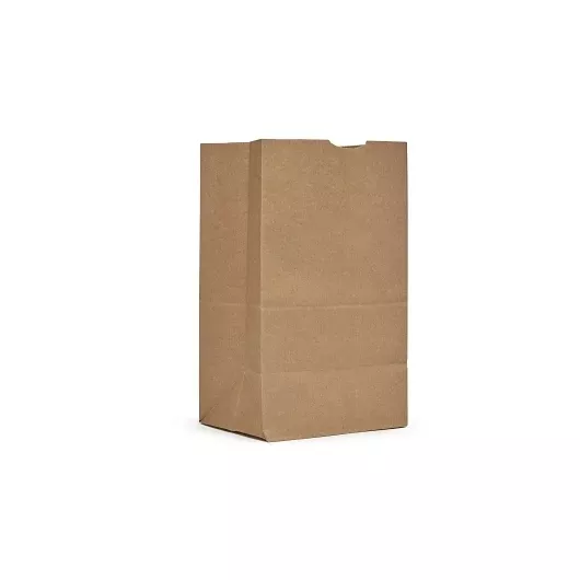 Ajm Packaging Ajm 25# Kraft Squat Bag, 500 Count