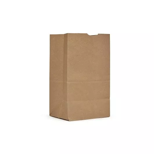 Ajm Packaging Ajm Bag 25# Squat Narrow Base Kraft, 500 Count