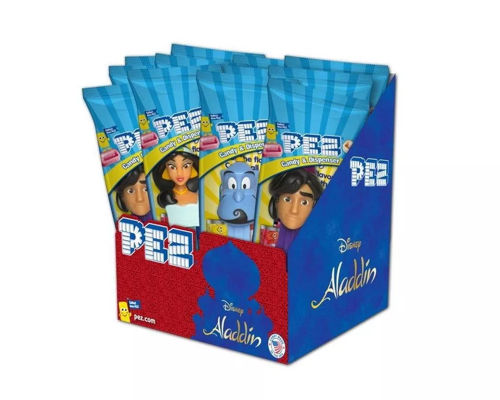 Aladdin Pez Dispensers - 12 / Case