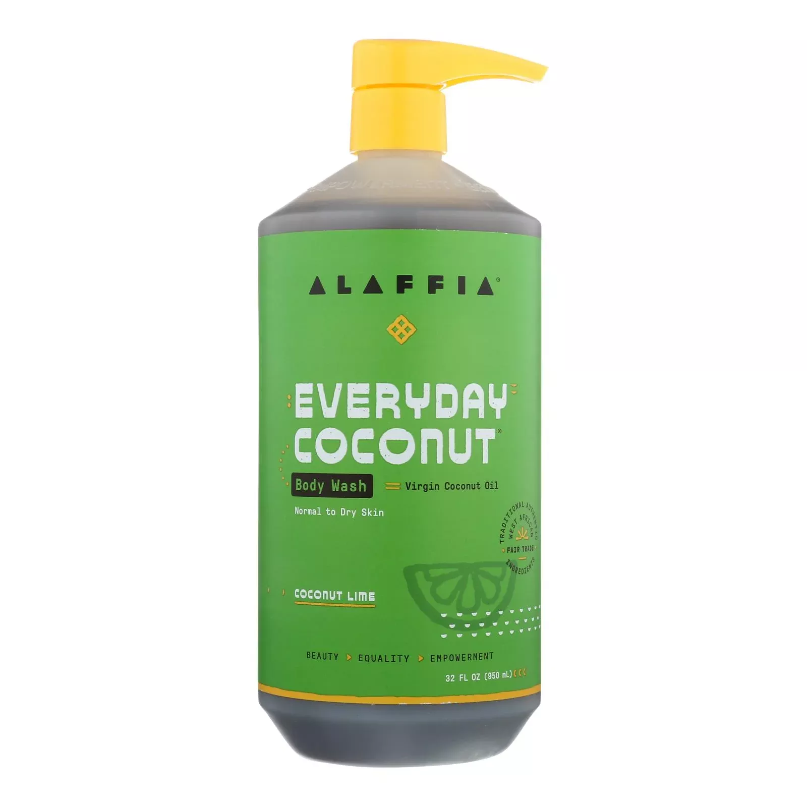 Alaffia - Everyday Body Wash - Coconut Lime - 32 fl Ounce.