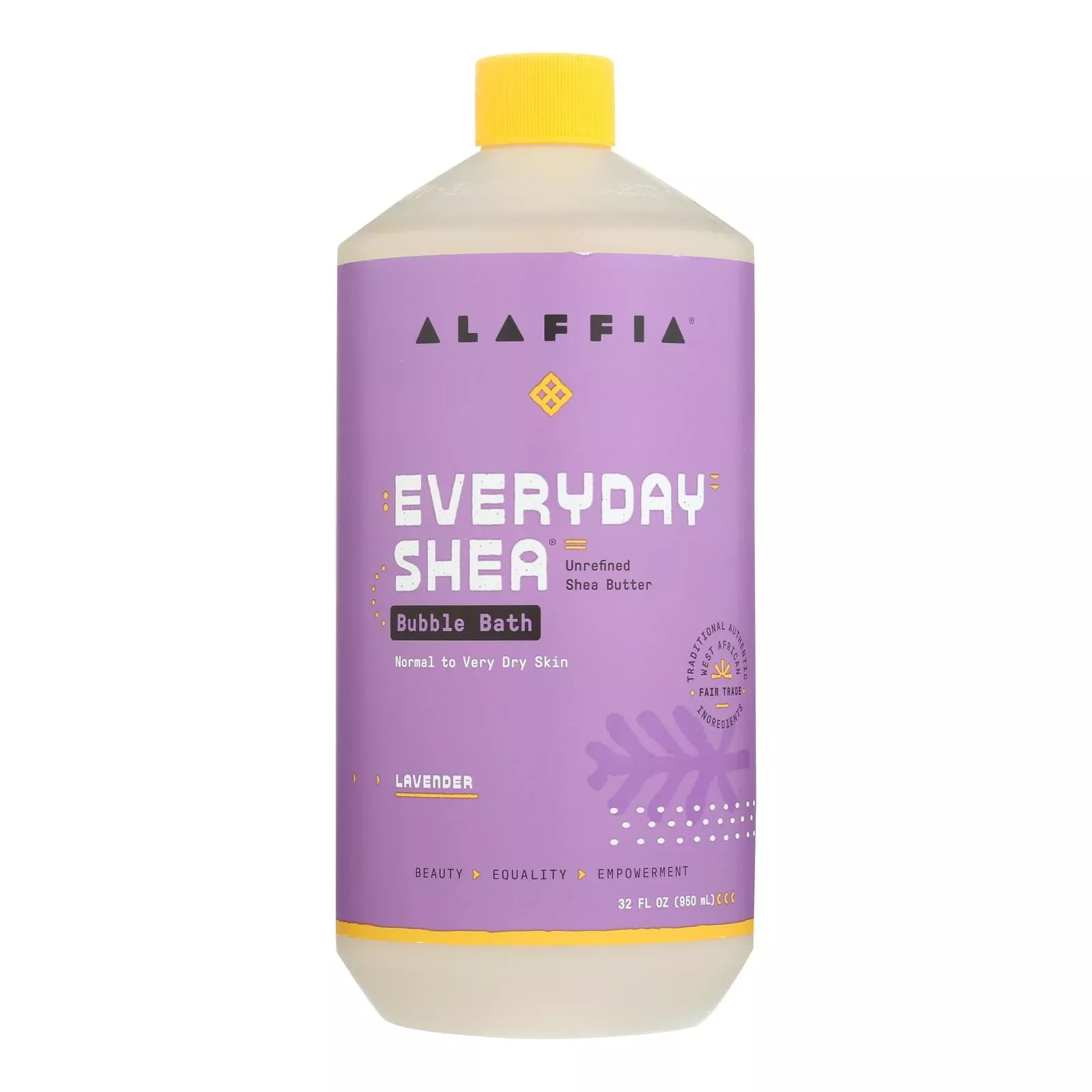 Alaffia - Everyday Bubble Bath - Lavender - 32 fl Ounce.