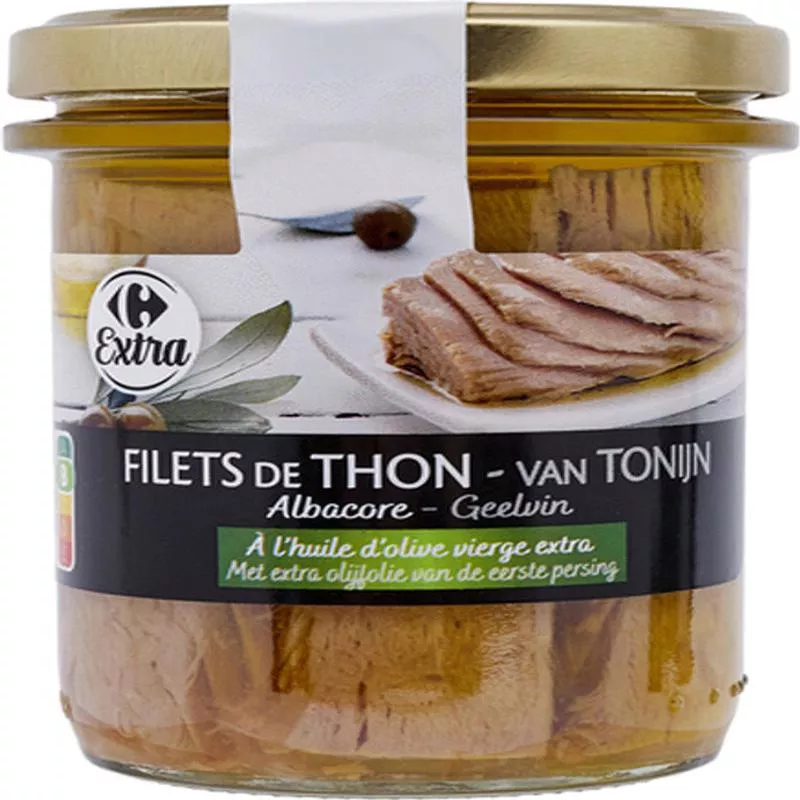 albacore tuna fillets olive oil 190g (#117126)