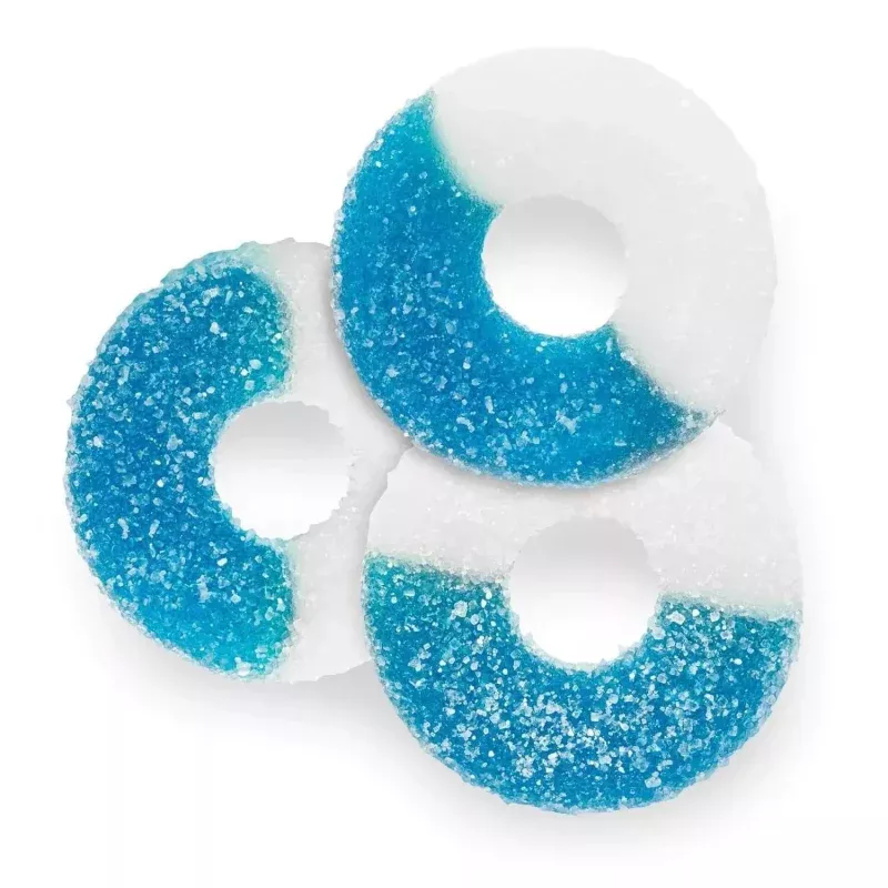 Albanese Gummi Blue Raspberry Rings 4.5lb