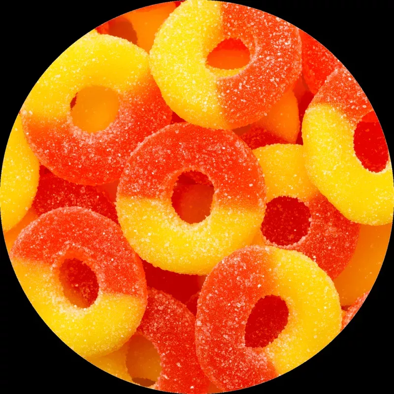 Albanese Gummi Peach Rings 4.5lb