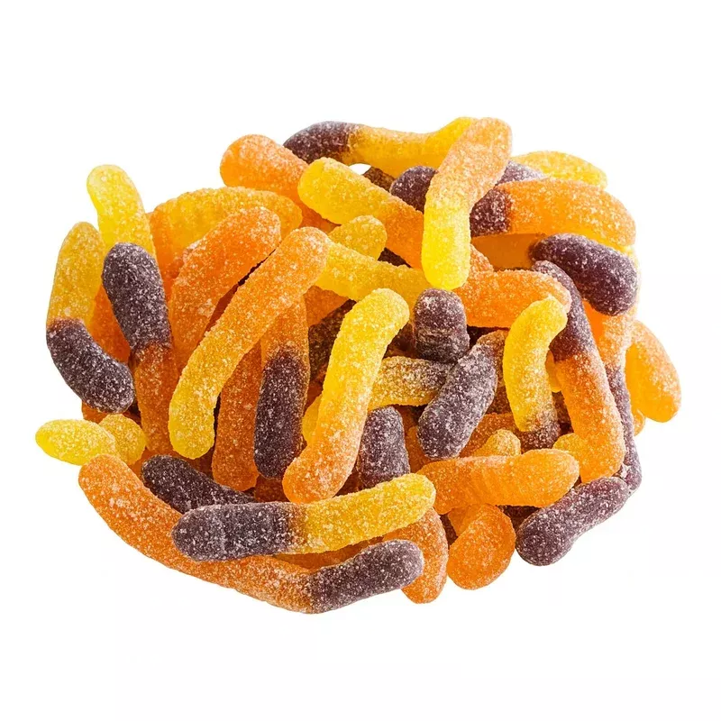 albanese halloween mini sour gummy worms: 4. 5lb bag