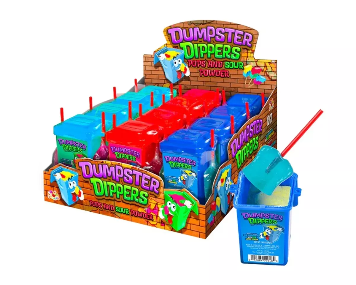 Albert’s Dumpster Dippers 1.41 oz. Lollipops - 12 / Box