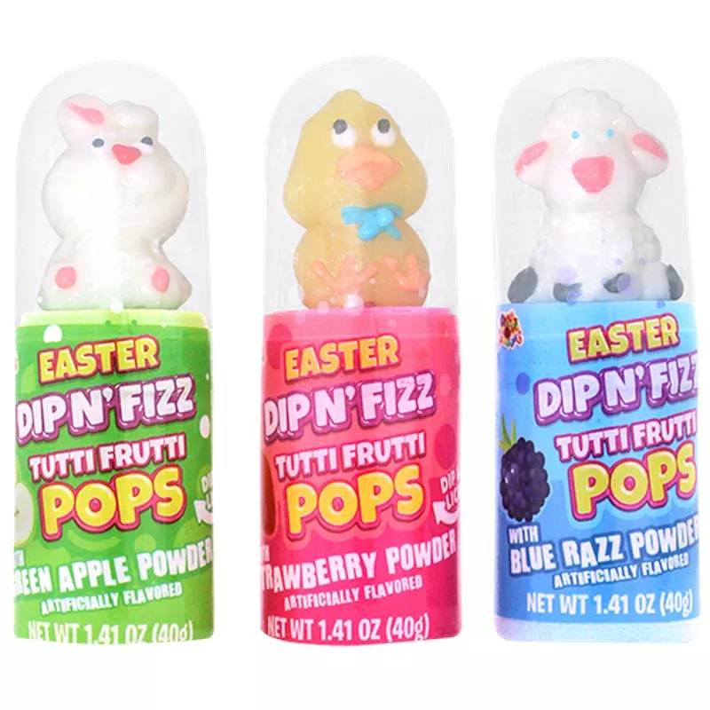 albert’s easter dip n’ fizz assorted pops 1. 41 oz.