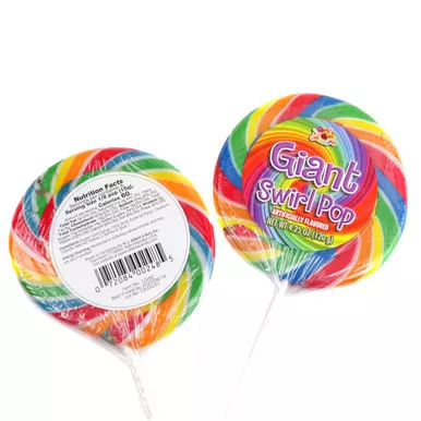 Albert's Giant Swirl Pop 4.25oz 12 Piece