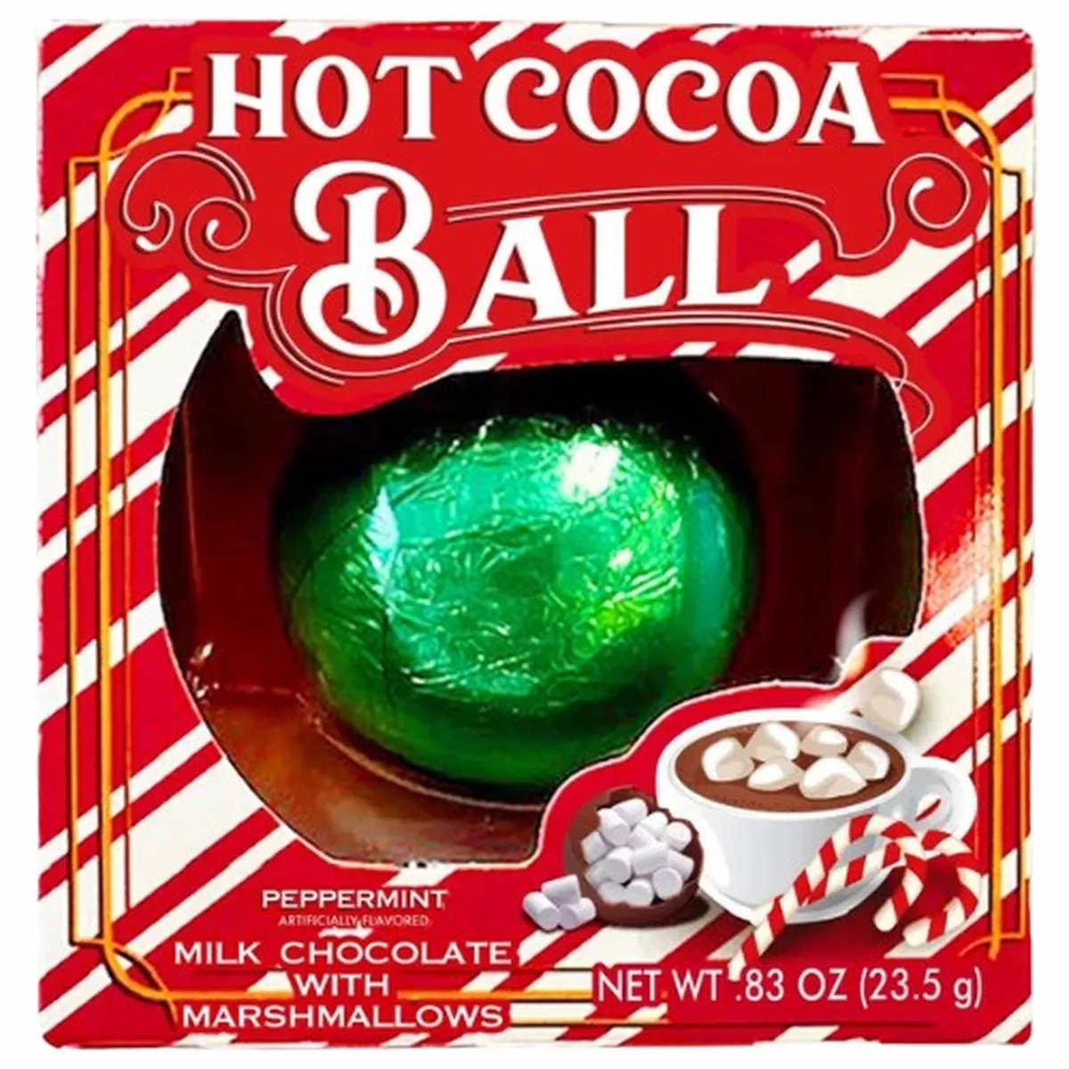 Albert 's Peppermint Hot Cocoa Ball 0.83 oz. Box