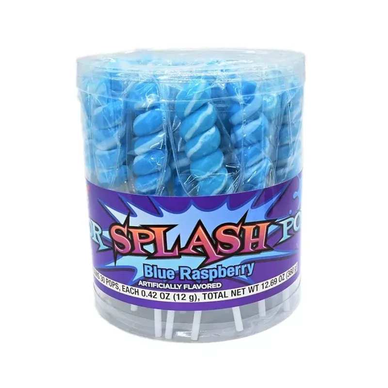 Alberts Color Splash Lollipops Baby Blue 30ct