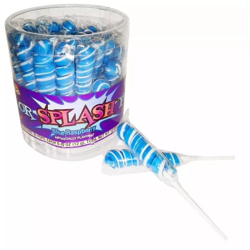 Alberts Color Splash Lollipops Royal Blue 30ct